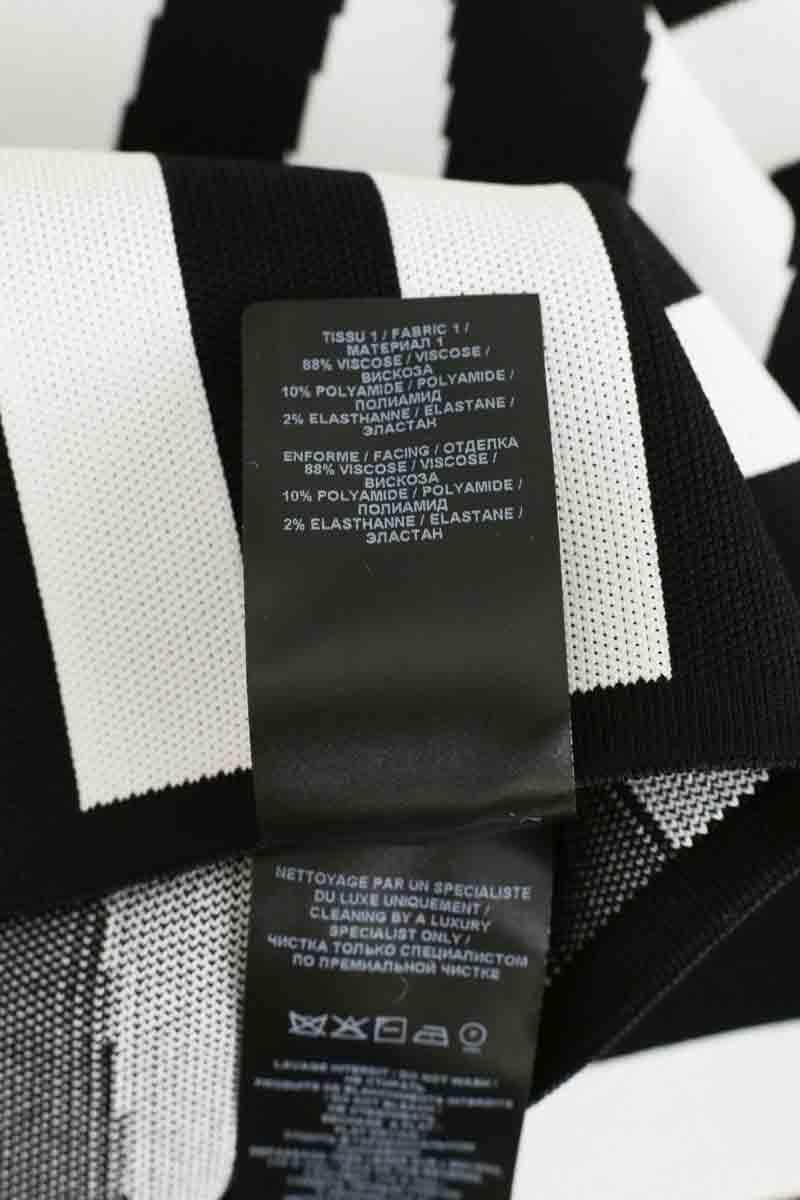 Mini jupe Balmain Noir en Viscose