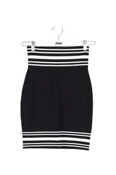 Mini jupe Balmain Noir en Viscose, taille S - Seconde Main