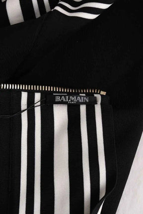 Mini jupe Balmain Noir en Viscose