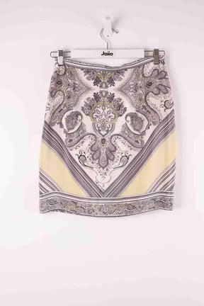 Mini jupe Barbara Bui Beige en Soie