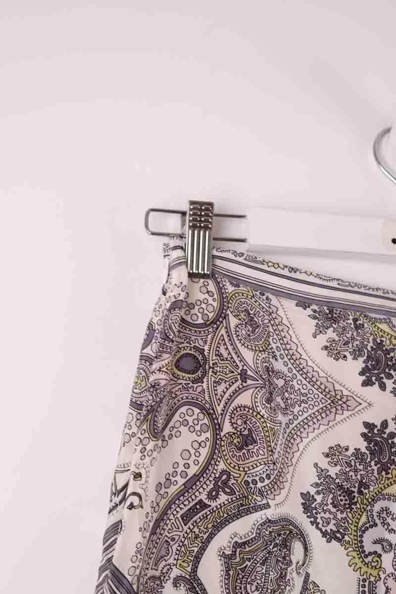 Mini jupe Barbara Bui Beige en Soie