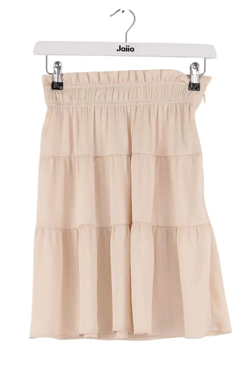 Mini jupe Ba&Sh Beige en Synthétique, taille S - Seconde Main