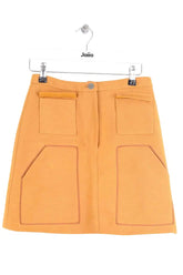 Mini jupe Ba&Sh Elea Jaune en Viscose, taille XS - Seconde Main