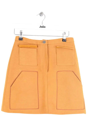 Mini jupe Ba&Sh Elea Jaune en Viscose, taille XS - Seconde Main