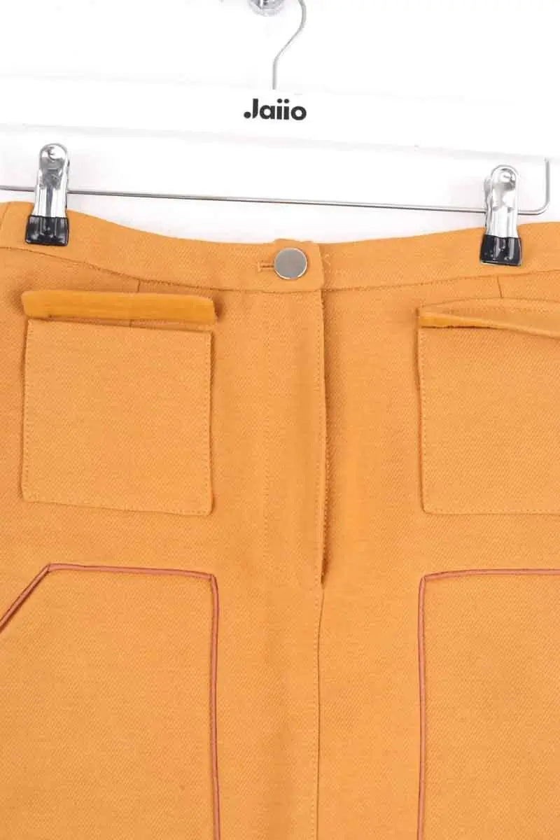 Mini jupe Ba&Sh Elea Jaune en Viscose