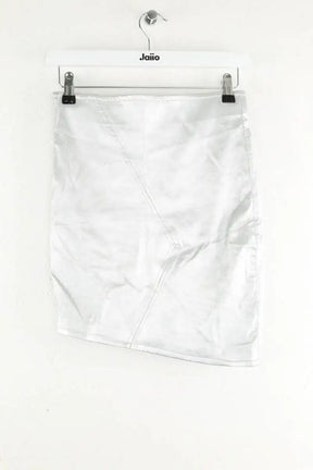 Mini jupe Bash Gris en Cuir