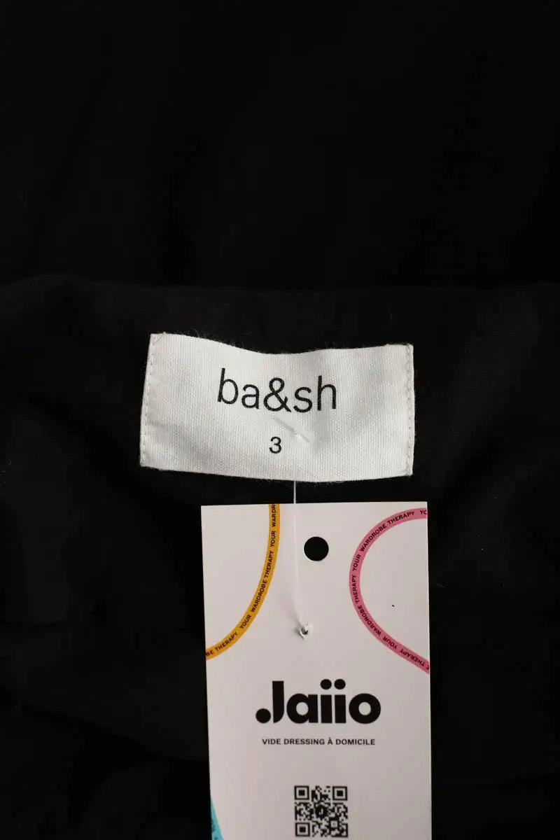 Mini jupe Ba&Sh Noir en Coton