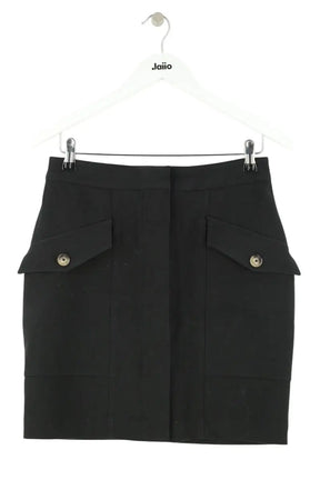 Mini jupe Ba&Sh Noir en Coton, taille S - Seconde Main