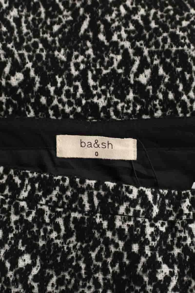 Mini jupe Bash Noir en Coton