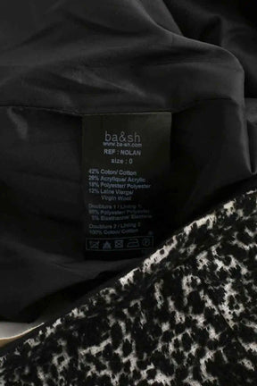 Mini jupe Bash Noir en Coton