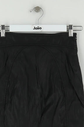 Mini jupe Bash Noir en Cuir