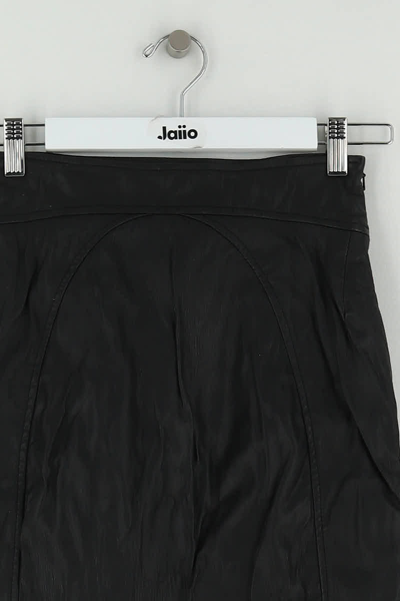 Mini jupe Bash Noir en Cuir