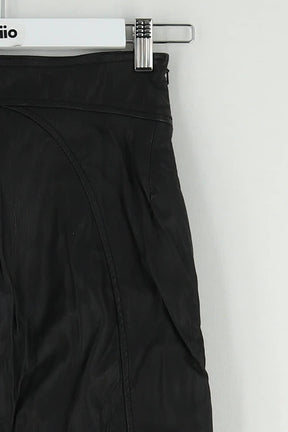 Mini jupe Bash Noir en Cuir