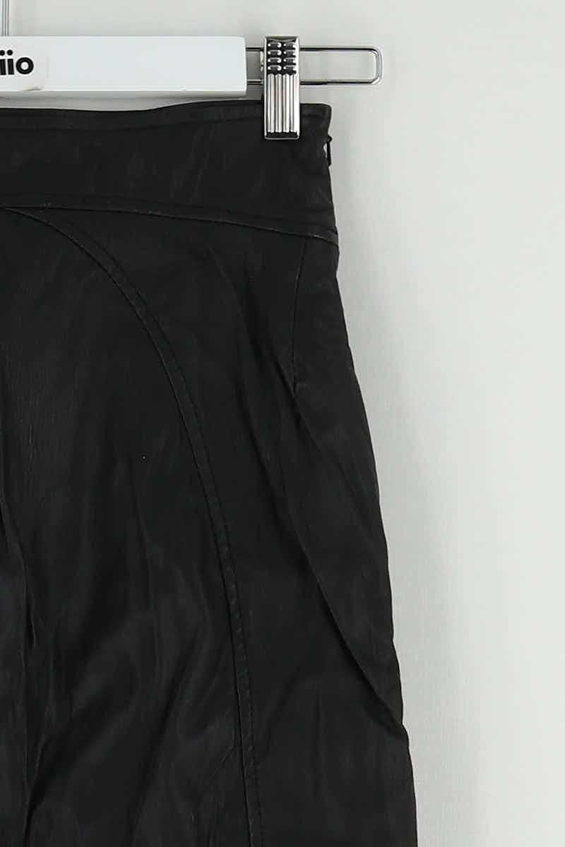 Mini jupe Bash Noir en Cuir