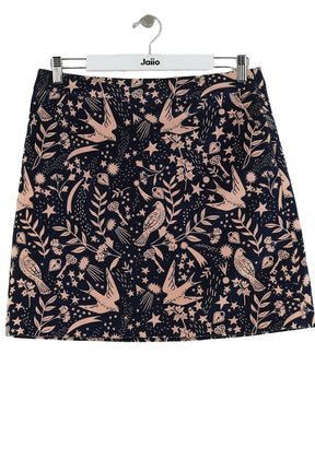 Mini jupe Boden Marine en Coton, taille L - Seconde Main