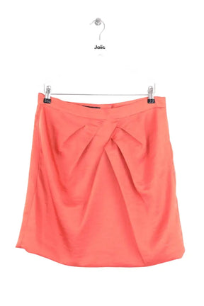Mini jupe Bruuns Bazaar Orange en Synthétique, taille L - Seconde Main