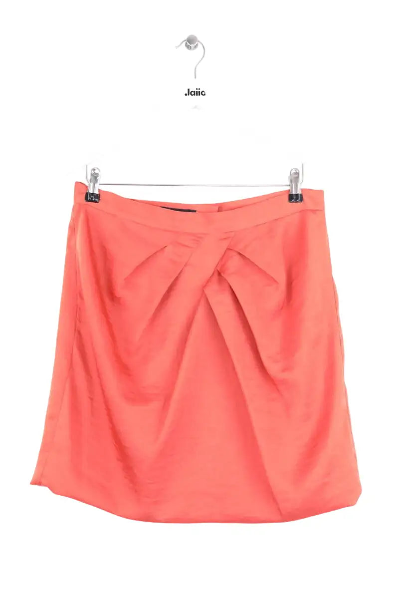 Mini jupe Bruuns Bazaar Orange en Synthétique, taille L - Seconde Main