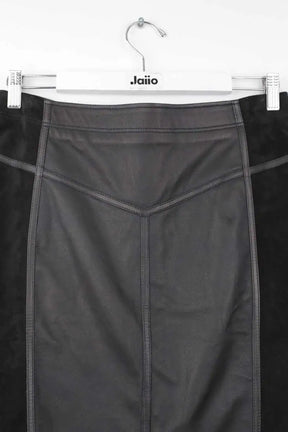Mini jupe Burberry Noir en Cuir