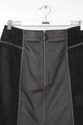 Mini jupe Burberry Noir en Cuir
