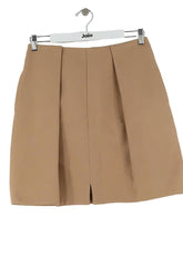 Mini jupe Carven Beige en Coton, taille L - Seconde Main