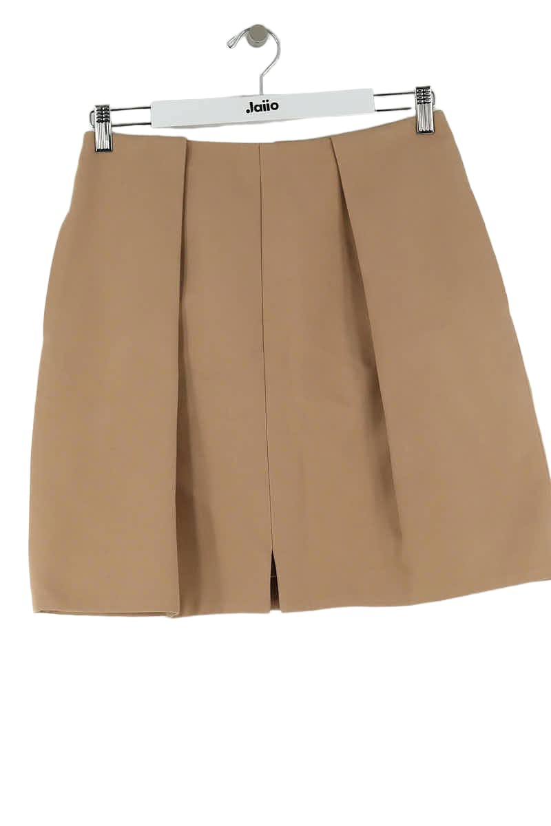 Mini jupe Carven Beige en Coton, taille L - Seconde Main