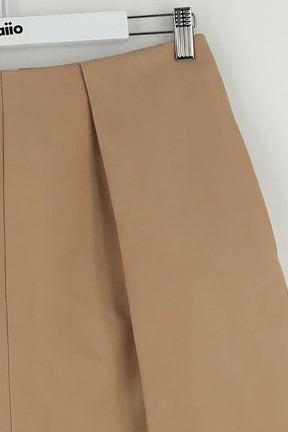 Mini jupe Carven Beige en Coton