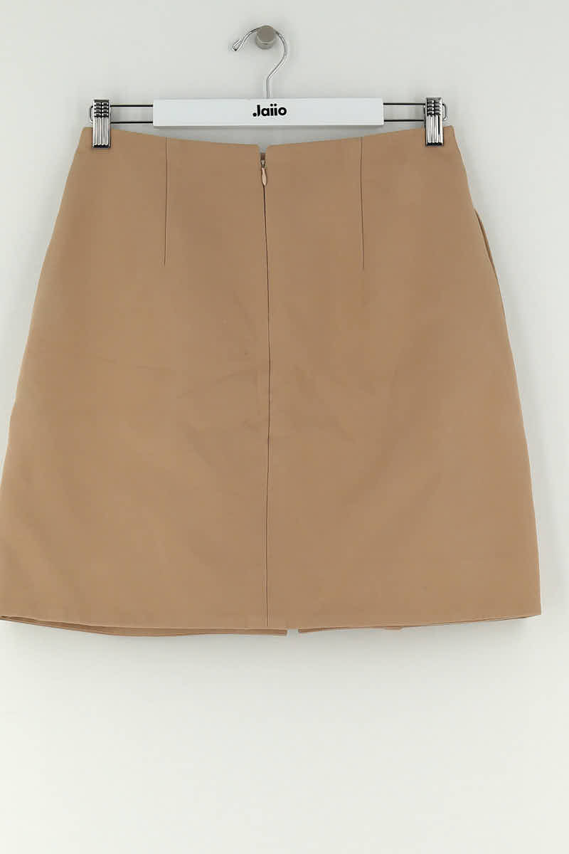 Mini jupe Carven Beige en Coton