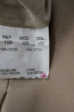 Mini jupe Carven Beige en Coton