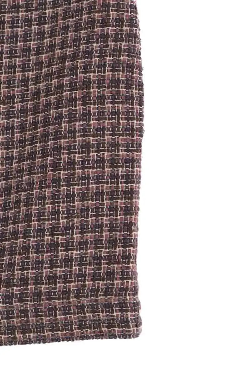 Mini jupe Chanel Marron en Tweed