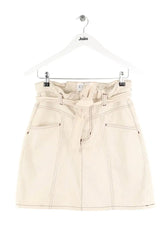 Mini jupe Claudie Pierlot Beige en Coton, taille M - Seconde Main