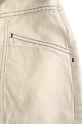 Mini jupe Claudie Pierlot Beige en Coton
