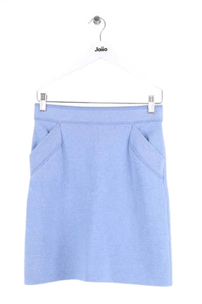 Mini jupe Claudie Pierlot Bleu en Coton, taille S - Seconde Main