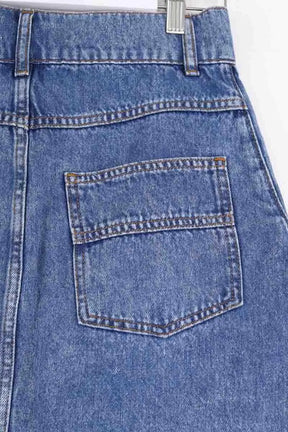 Mini jupe Claudie Pierlot Bleu en Coton
