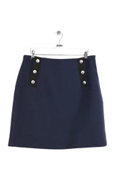 Mini jupe Claudie Pierlot Bleu en Synthétique, taille L - Seconde Main