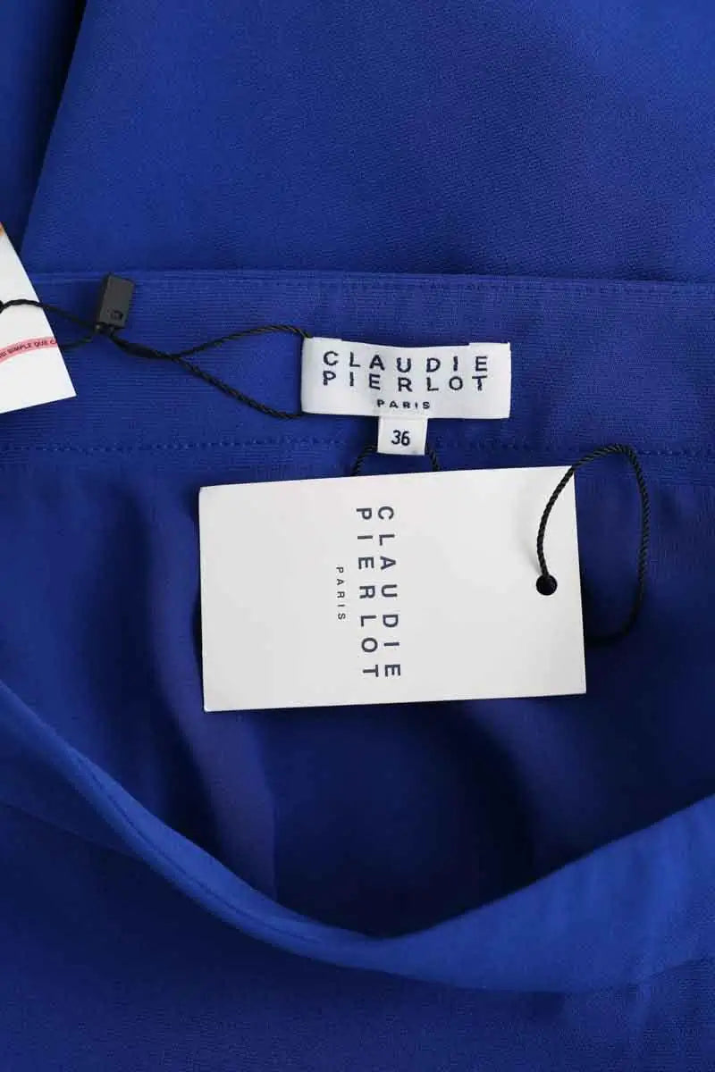 Mini jupe Claudie Pierlot Bleu en Synthétique