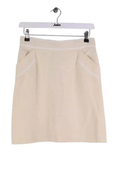 Mini jupe Claudie Pierlot Ecru en Coton, taille M - Seconde Main