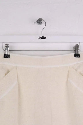 Mini jupe Claudie Pierlot Ecru en Coton