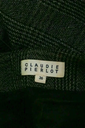 Mini jupe Claudie Pierlot Gris en Synthétique