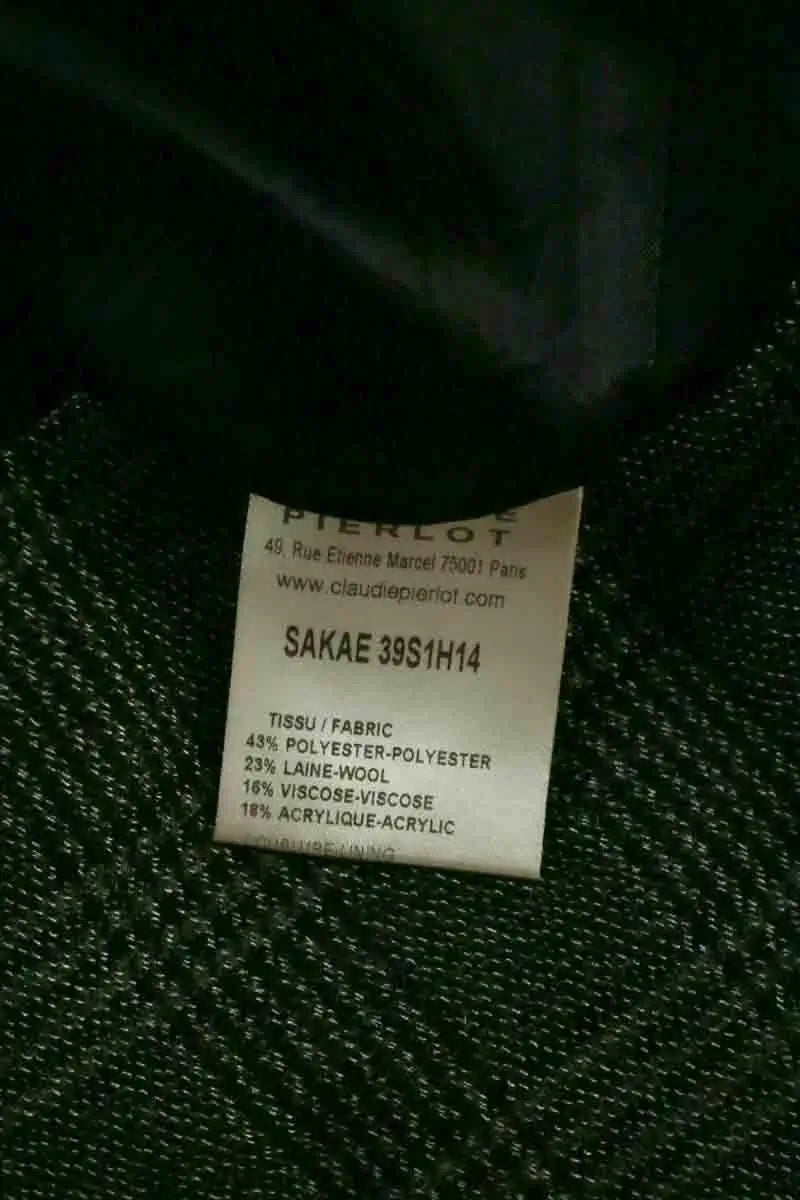 Mini jupe Claudie Pierlot Gris en Synthétique