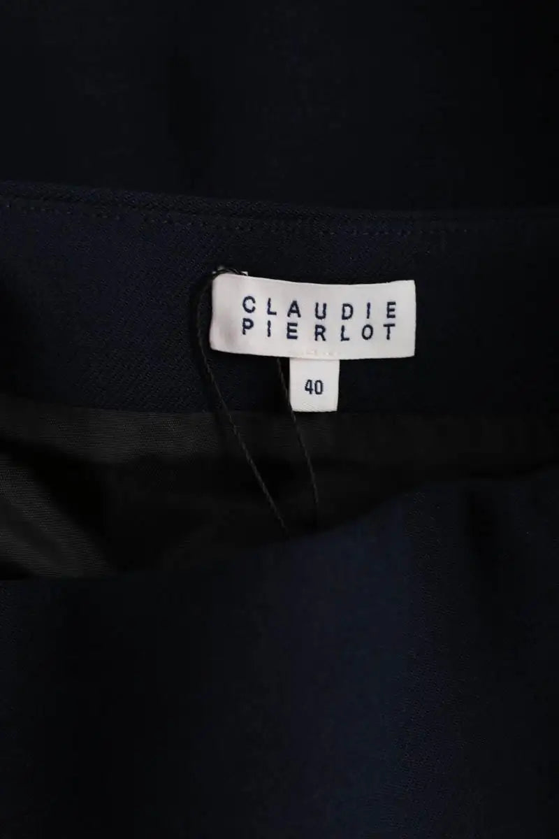 Mini jupe Claudie Pierlot Marine en Polyester