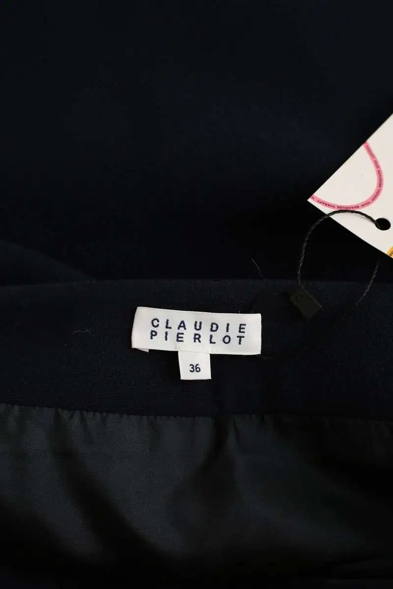 Mini jupe Claudie Pierlot Marine en Polyester