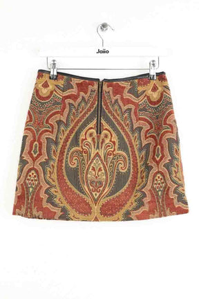 Mini jupe Claudie Pierlot Sandra Marron en Coton