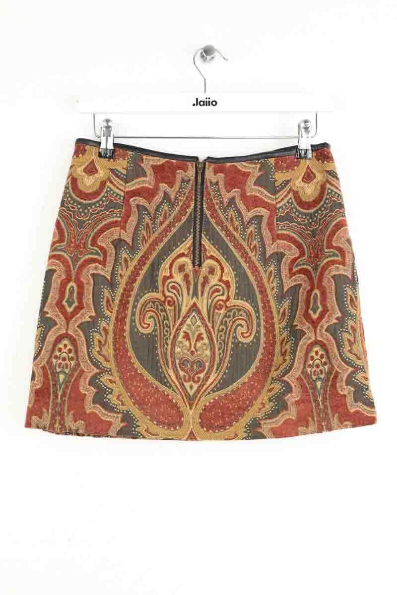 Mini jupe Claudie Pierlot Sandra Marron en Coton