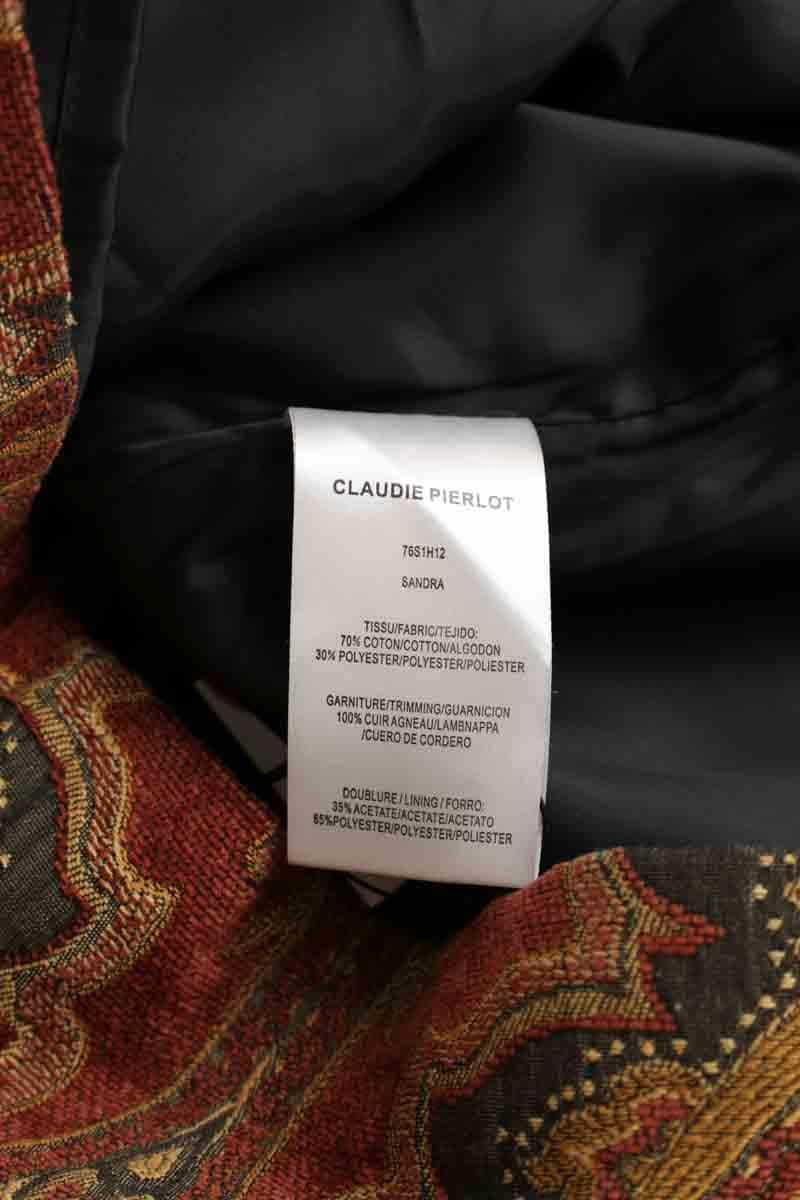 Mini jupe Claudie Pierlot Sandra Marron en Coton