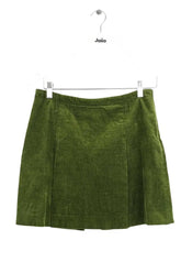 Mini jupe Claudie Pierlot Vert en Coton, taille S - Seconde Main