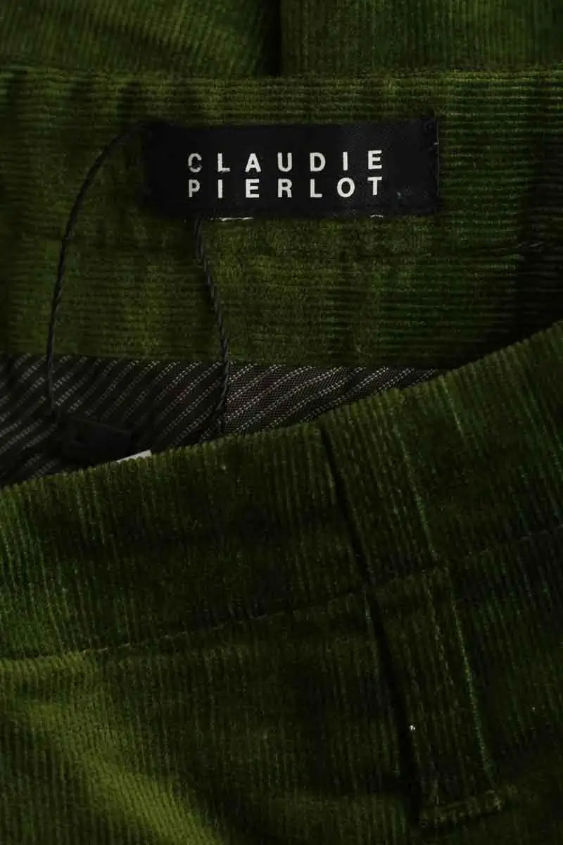 Mini jupe Claudie Pierlot Vert en Coton