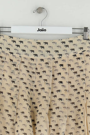 Mini jupe Club Monaco Beige en Viscose