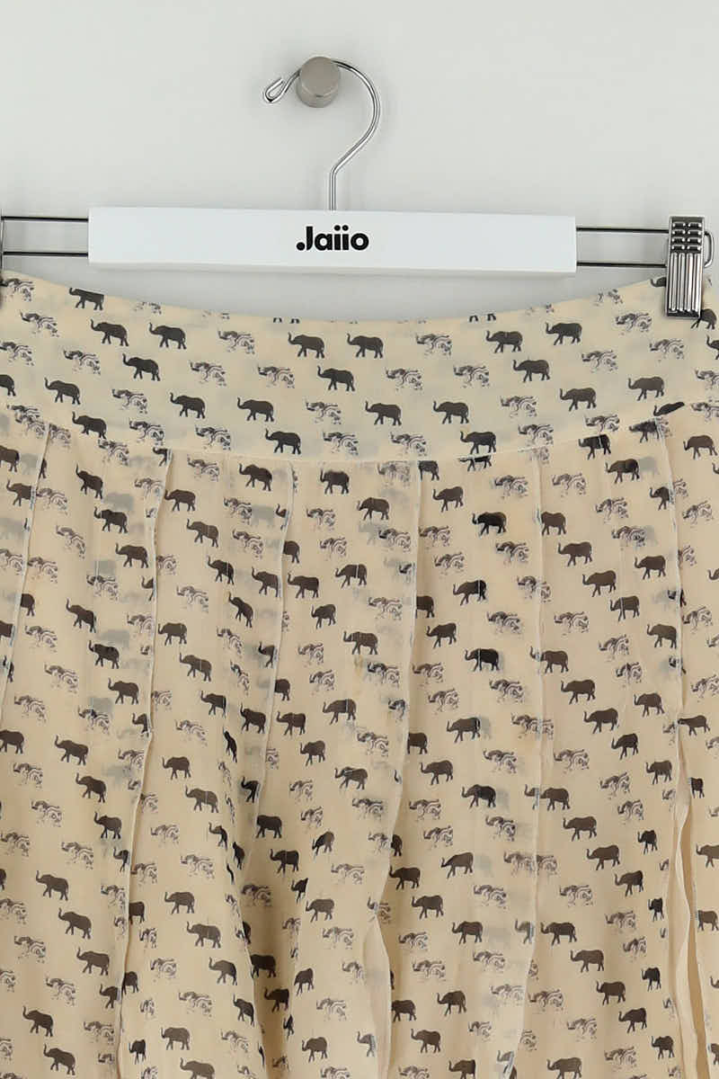 Mini jupe Club Monaco Beige en Viscose