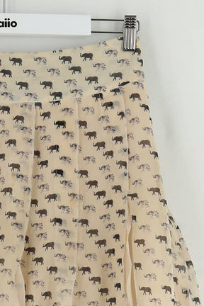 Mini jupe Club Monaco Beige en Viscose