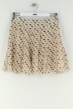 Mini jupe Club Monaco Beige en Viscose